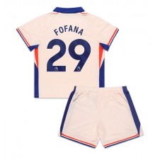 Chelsea Wesley Fofana #29 Bortedraktsett Barn 2024-25 Kortermet (+ korte bukser)